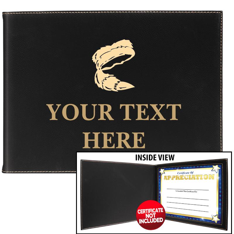 LEATHERETTE CERTIFICATE HOLDER