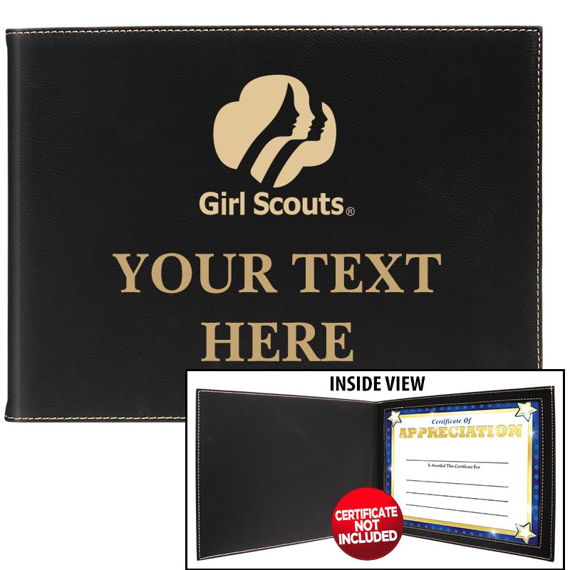 LEATHERETTE CERTIFICATE HOLDER