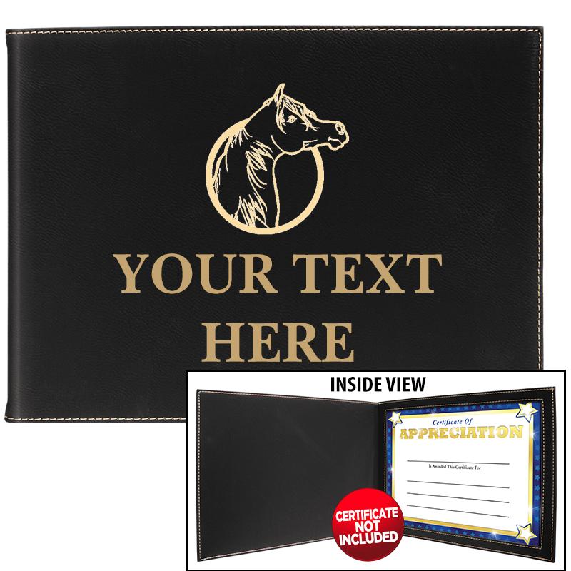 LEATHERETTE CERTIFICATE HOLDER