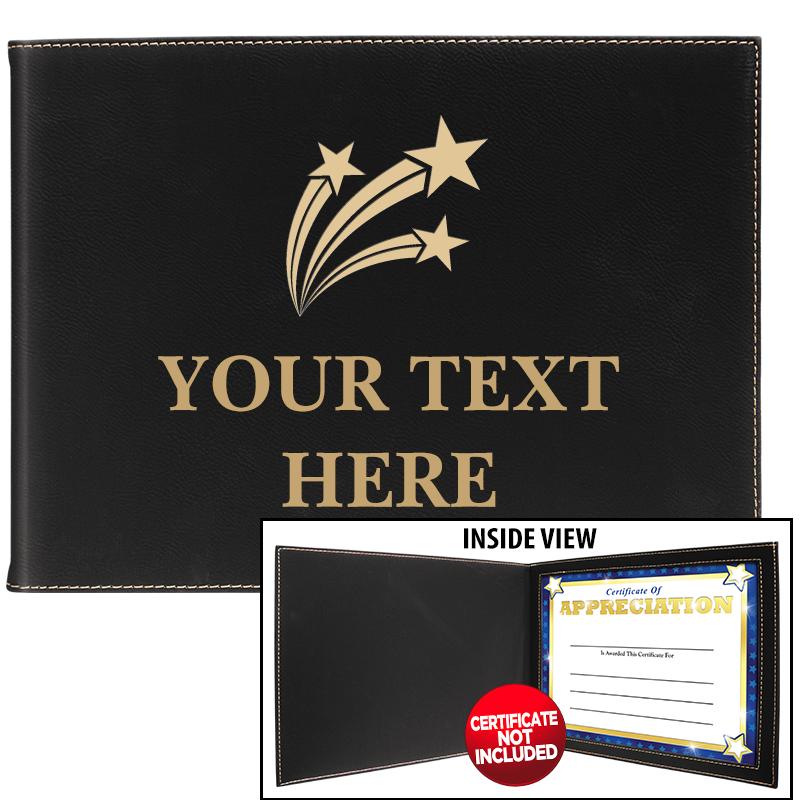 LEATHERETTE CERTIFICATE HOLDER