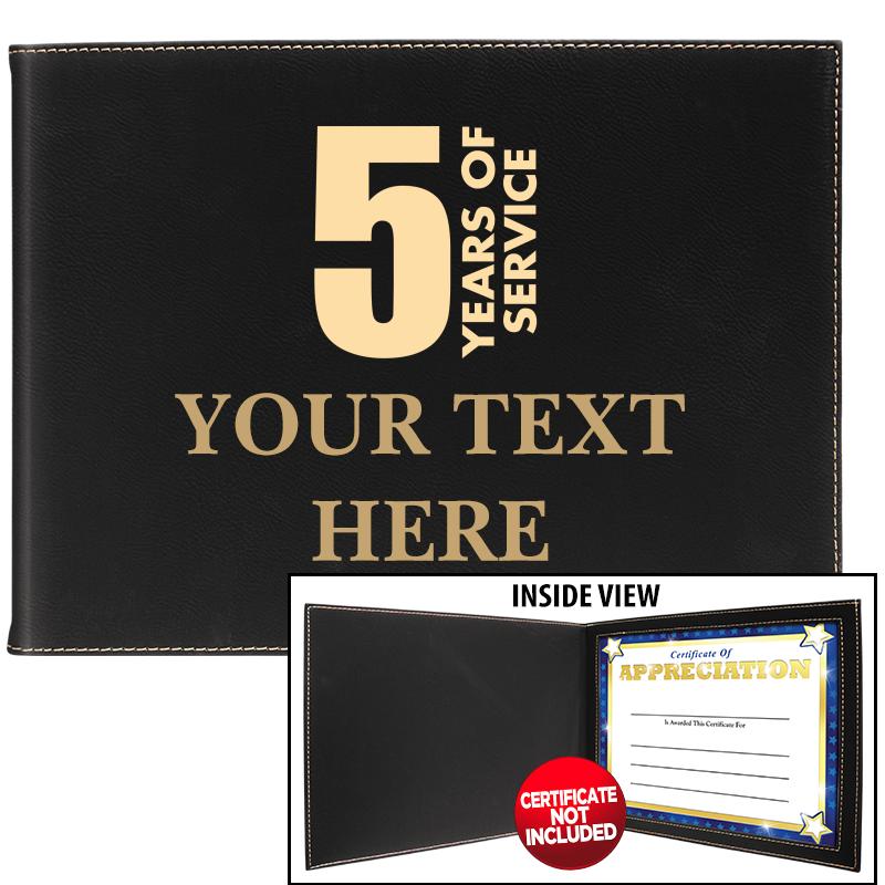 LEATHERETTE CERTIFICATE HOLDER