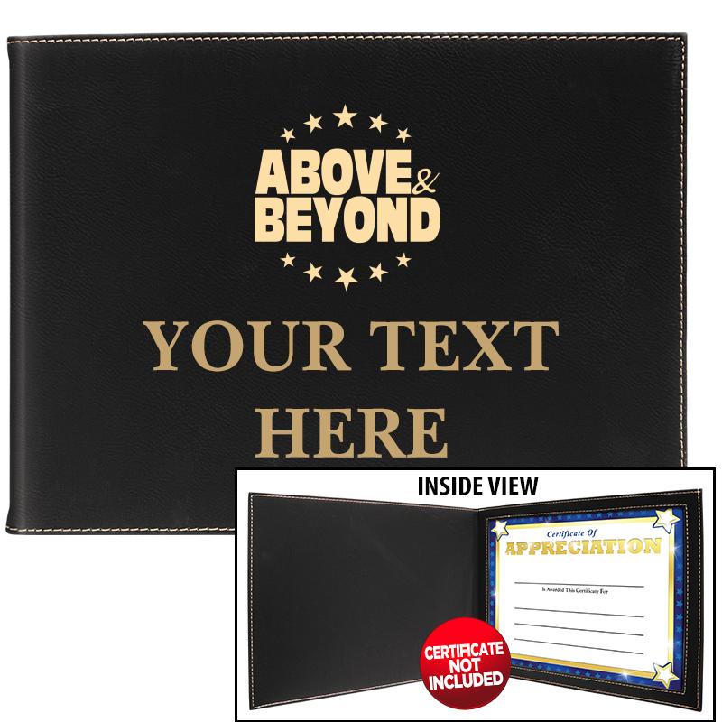 LEATHERETTE CERTIFICATE HOLDER