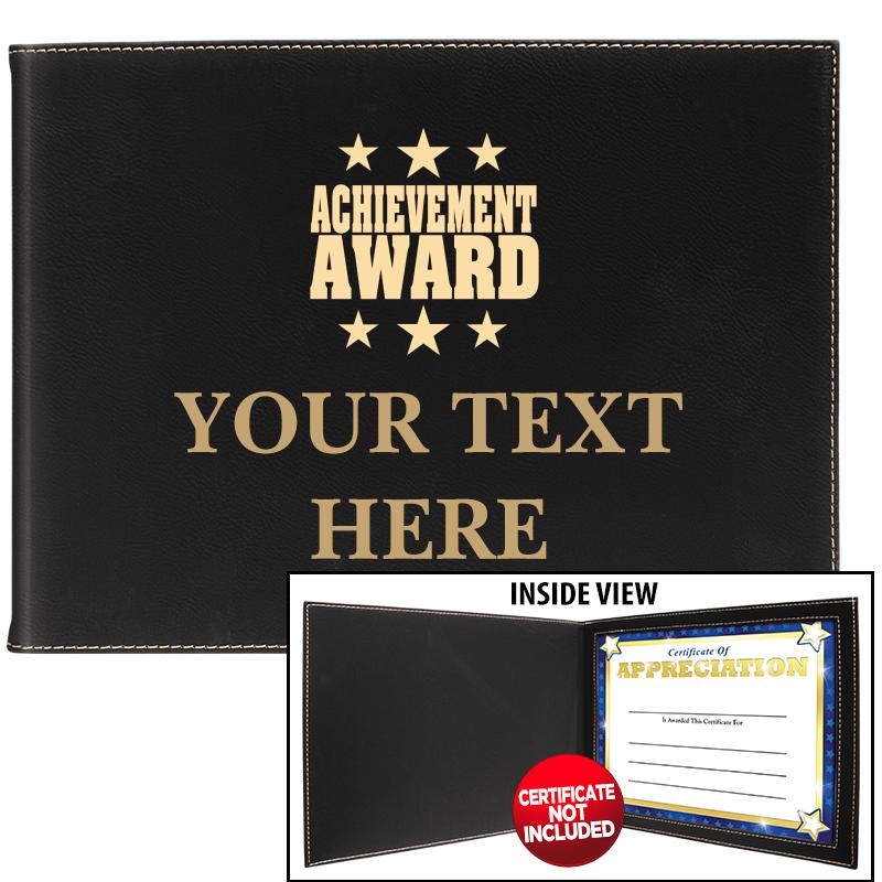 LEATHERETTE CERTIFICATE HOLDER