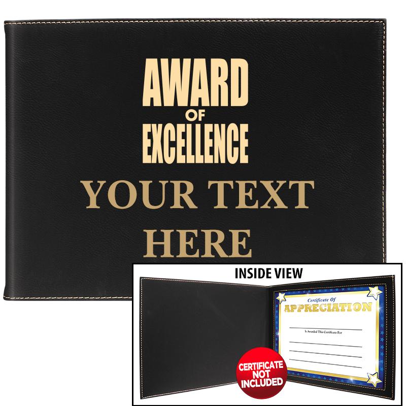 LEATHERETTE CERTIFICATE HOLDER