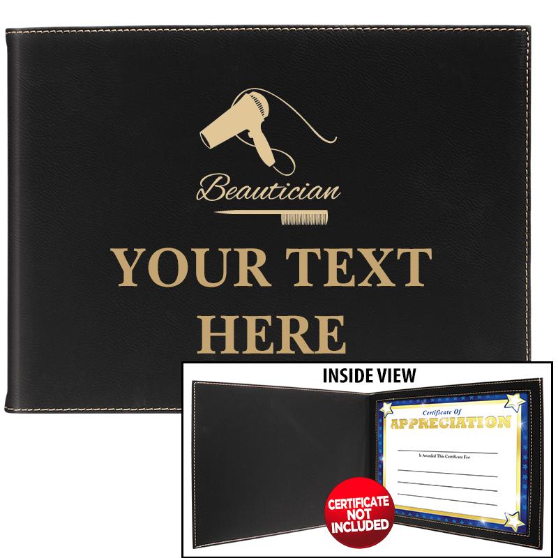 LEATHERETTE CERTIFICATE HOLDER