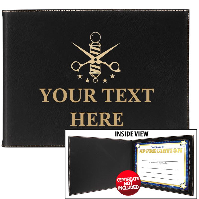 LEATHERETTE CERTIFICATE HOLDER