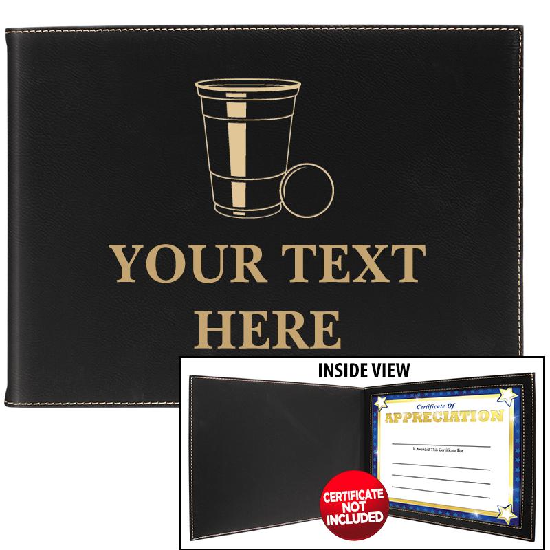 LEATHERETTE CERTIFICATE HOLDER