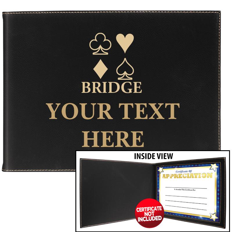 LEATHERETTE CERTIFICATE HOLDER