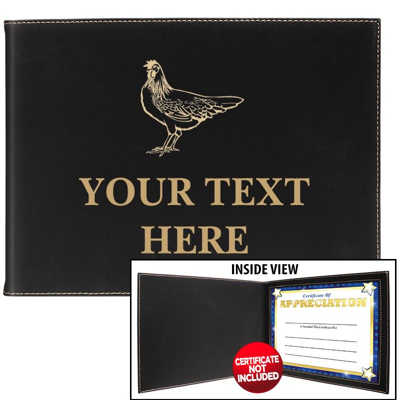 LEATHERETTE CERTIFICATE HOLDER