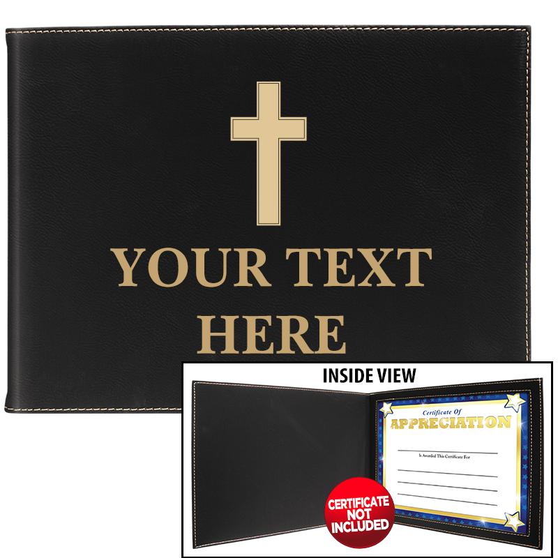 LEATHERETTE CERTIFICATE HOLDER