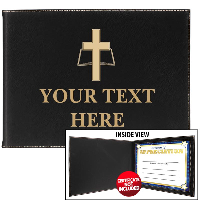LEATHERETTE CERTIFICATE HOLDER