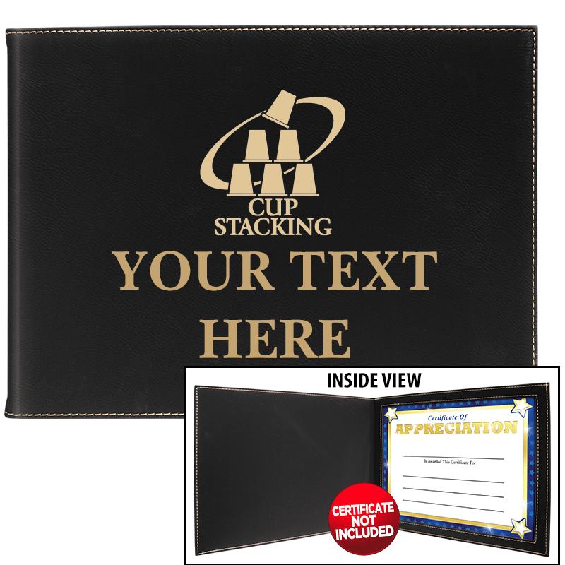 LEATHERETTE CERTIFICATE HOLDER