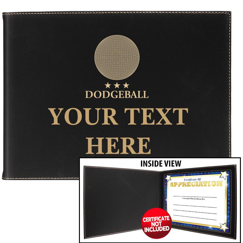 LEATHERETTE CERTIFICATE HOLDER