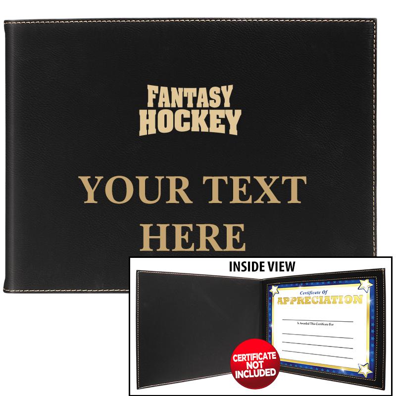 LEATHERETTE CERTIFICATE HOLDER