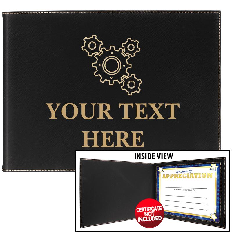 LEATHERETTE CERTIFICATE HOLDER