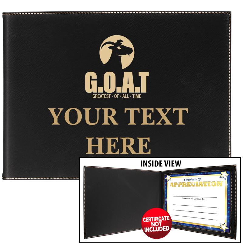 LEATHERETTE CERTIFICATE HOLDER