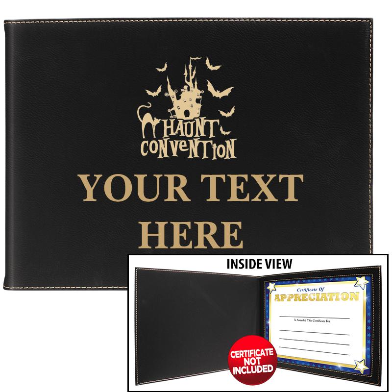 LEATHERETTE CERTIFICATE HOLDER