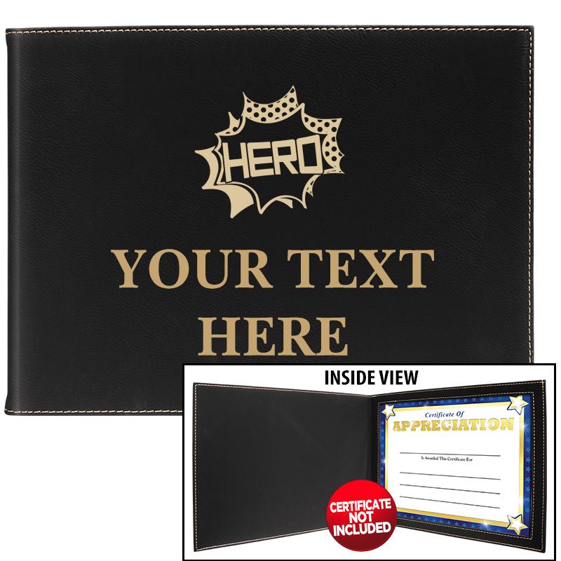 LEATHERETTE CERTIFICATE HOLDER