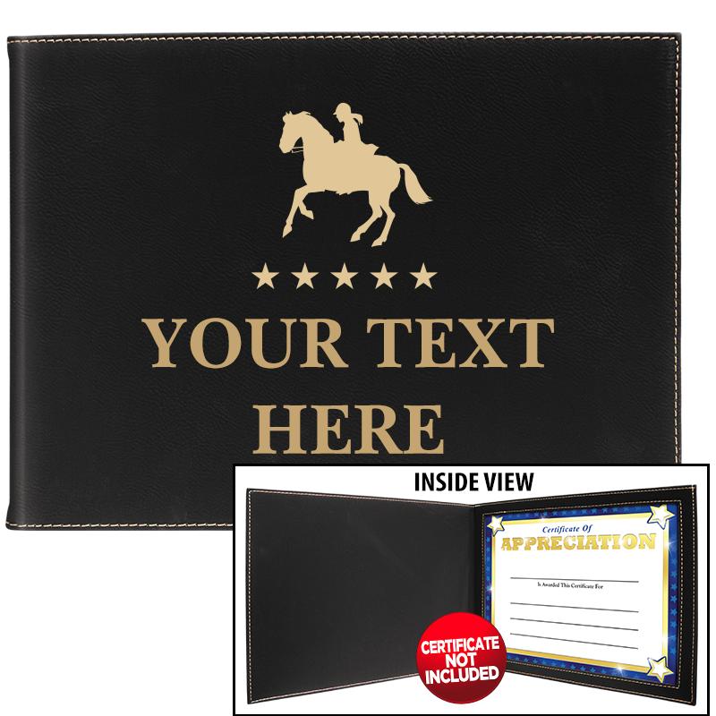 LEATHERETTE CERTIFICATE HOLDER