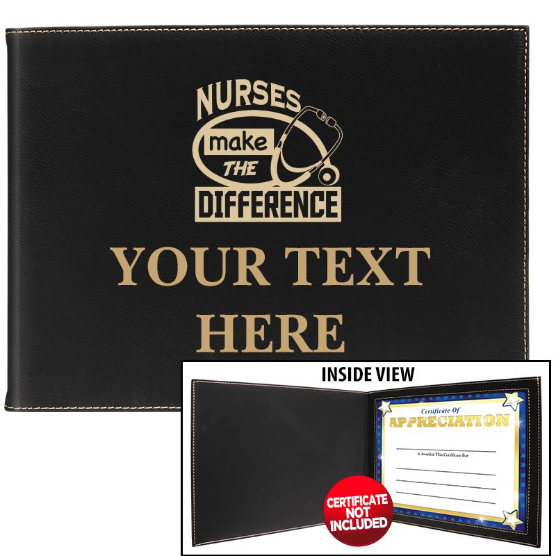 LEATHERETTE CERTIFICATE HOLDER