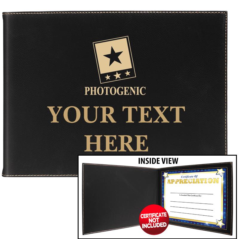 LEATHERETTE CERTIFICATE HOLDER