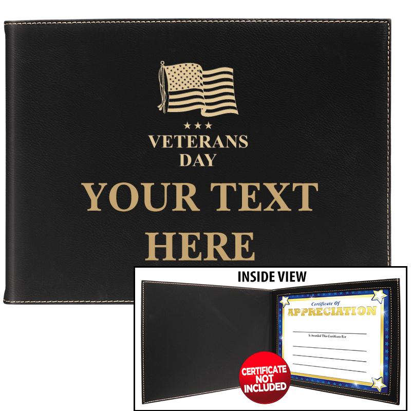 LEATHERETTE CERTIFICATE HOLDER