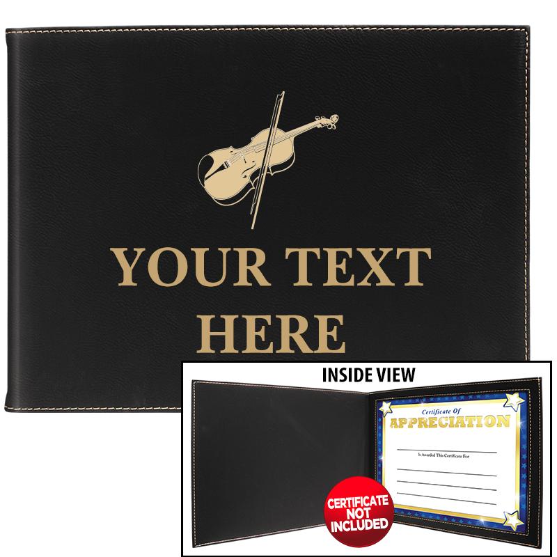 LEATHERETTE CERTIFICATE HOLDER