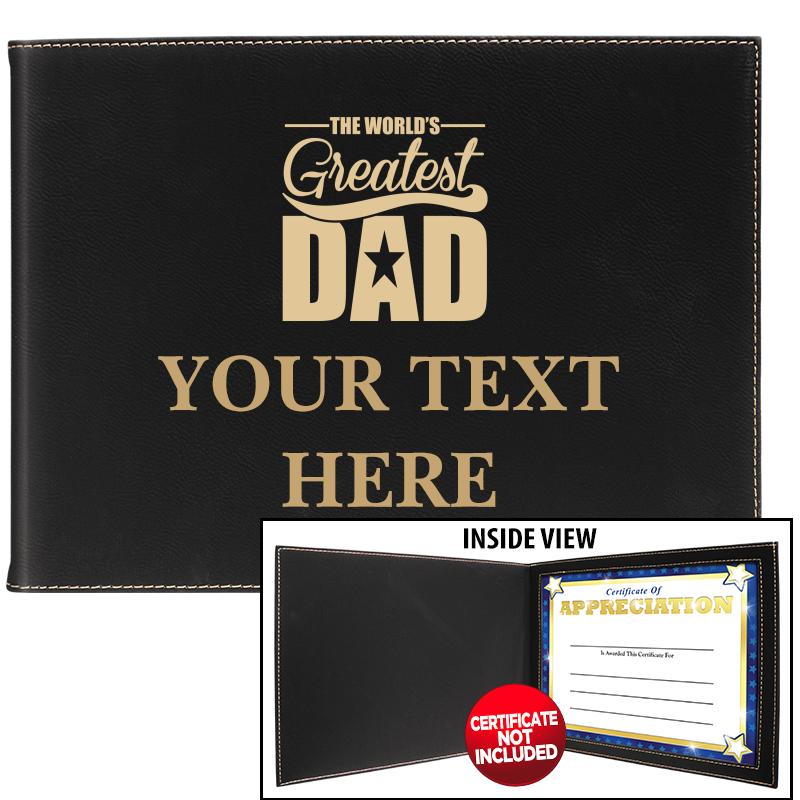 LEATHERETTE CERTIFICATE HOLDER