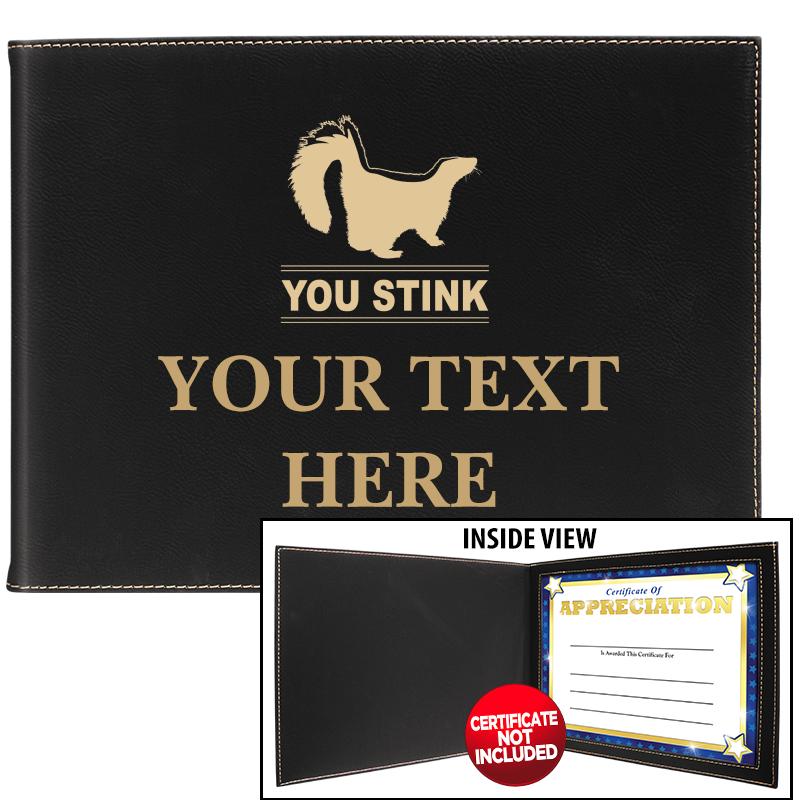 LEATHERETTE CERTIFICATE HOLDER