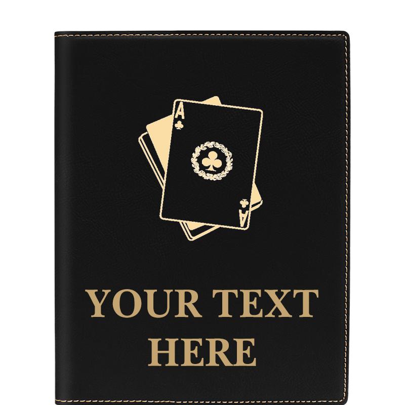 LEATHERETTE PORTFOLIO NOTEPAD