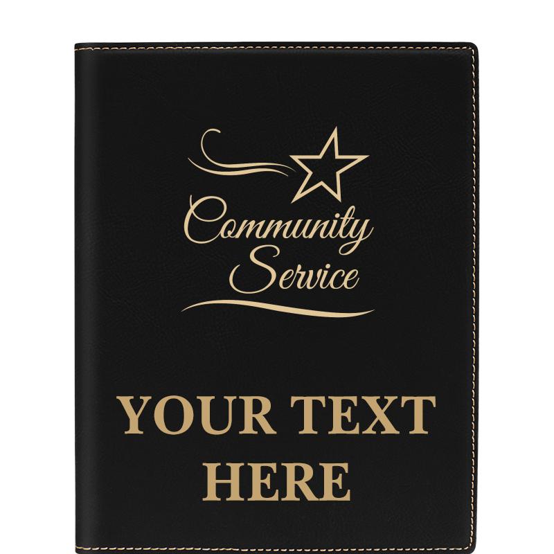 LEATHERETTE PORTFOLIO NOTEPAD