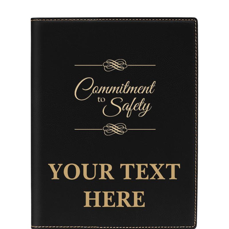 LEATHERETTE PORTFOLIO NOTEPAD