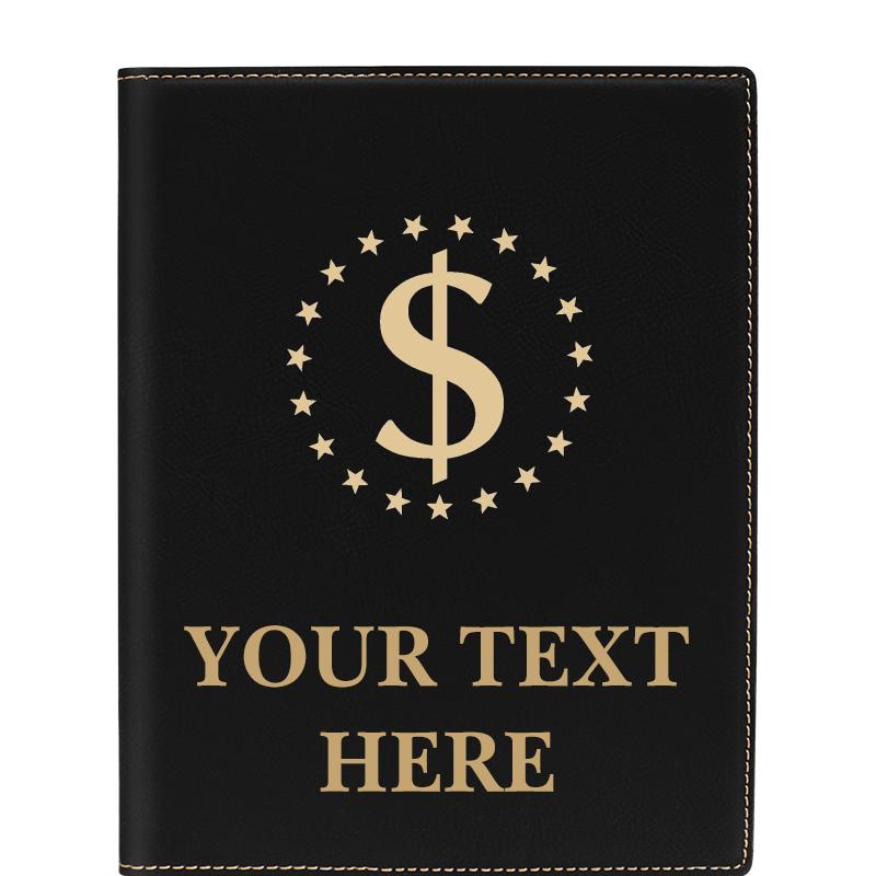 LEATHERETTE PORTFOLIO NOTEPAD