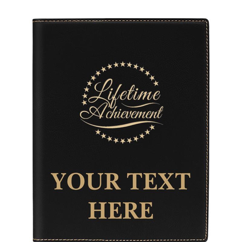 LEATHERETTE PORTFOLIO NOTEPAD