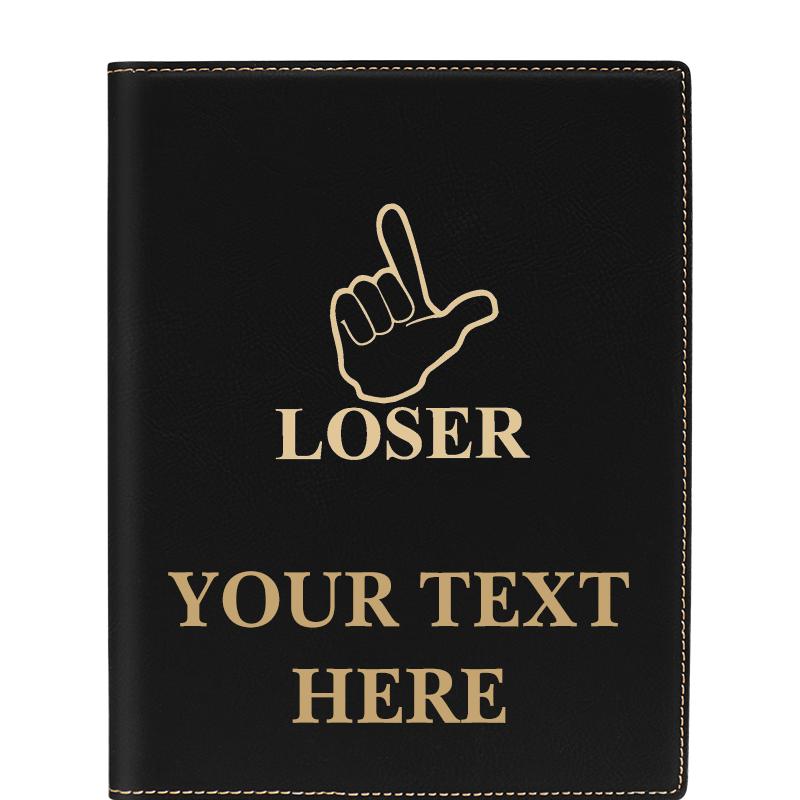 LEATHERETTE PORTFOLIO NOTEPAD