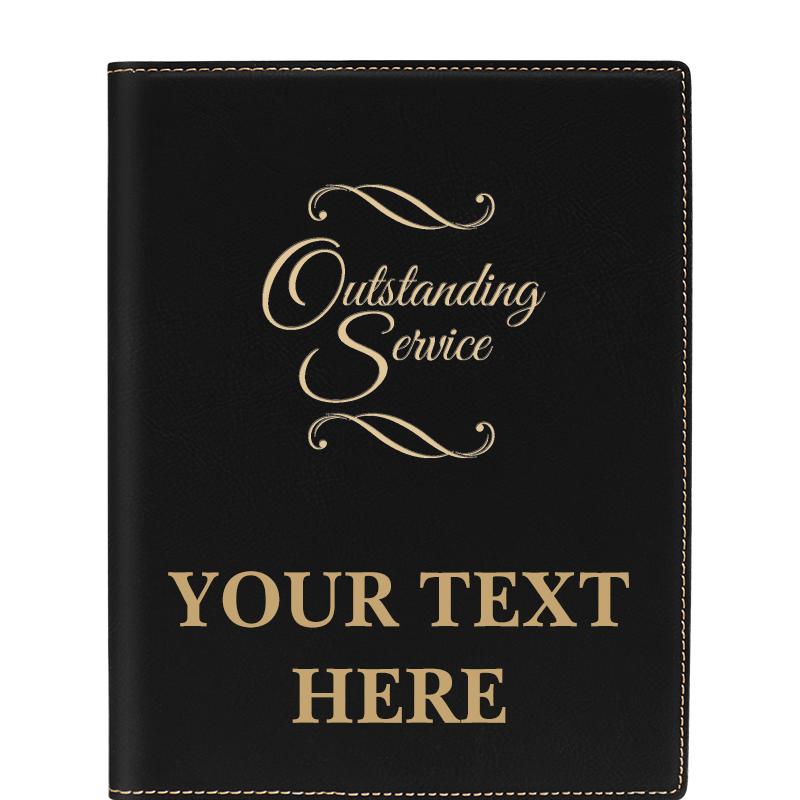 LEATHERETTE PORTFOLIO NOTEPAD