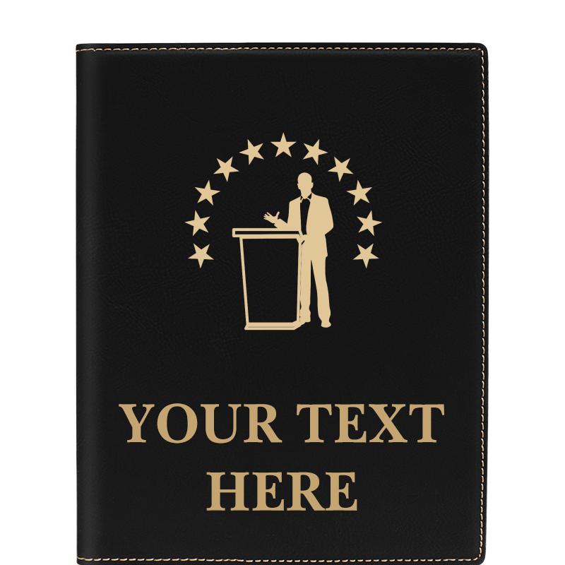 LEATHERETTE PORTFOLIO NOTEPAD