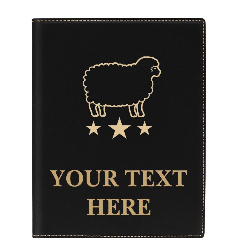 LEATHERETTE PORTFOLIO NOTEPAD