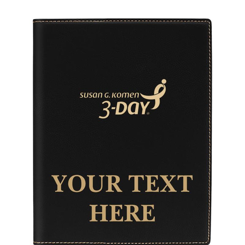 LEATHERETTE PORTFOLIO NOTEPAD