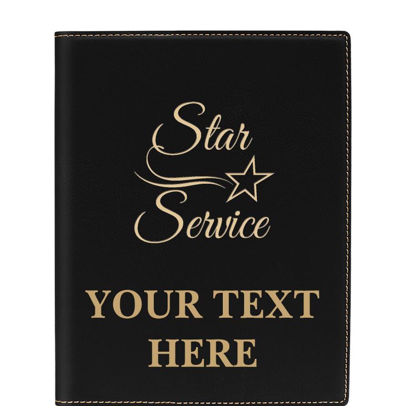 LEATHERETTE PORTFOLIO NOTEPAD