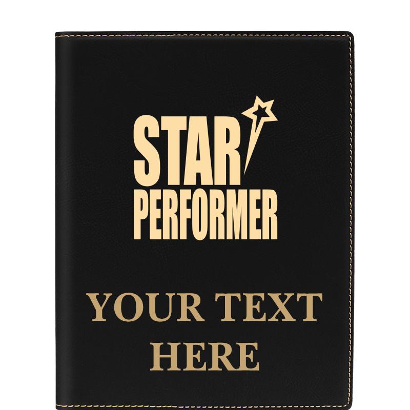 LEATHERETTE PORTFOLIO NOTEPAD