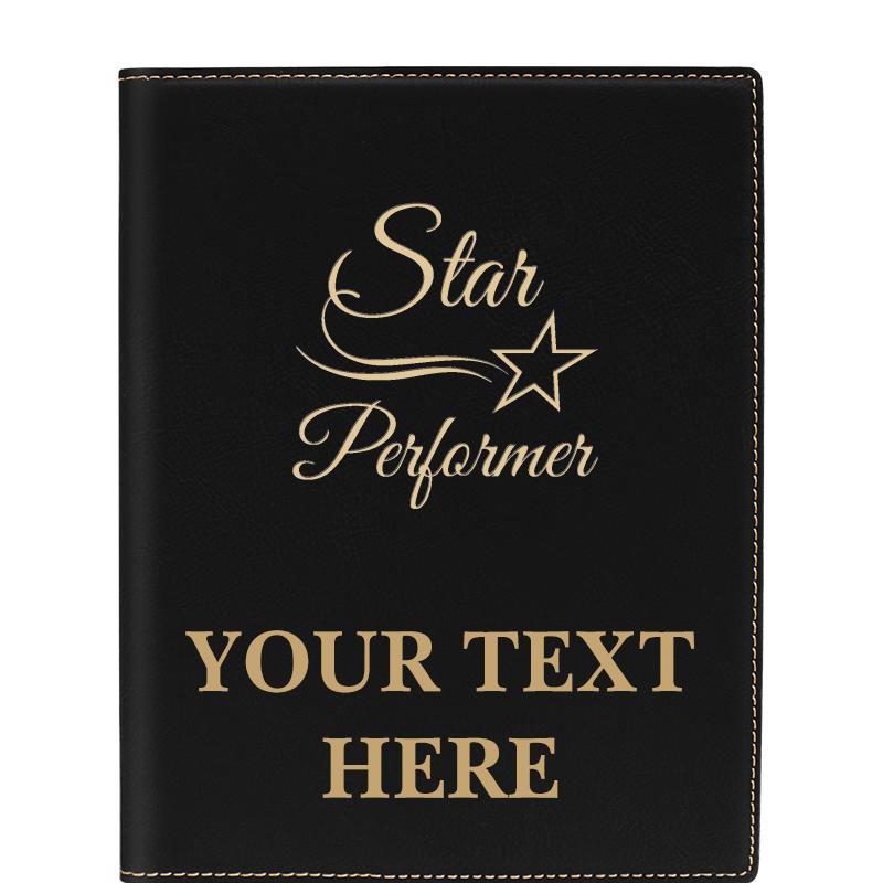 LEATHERETTE PORTFOLIO NOTEPAD
