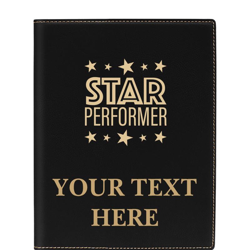 LEATHERETTE PORTFOLIO NOTEPAD