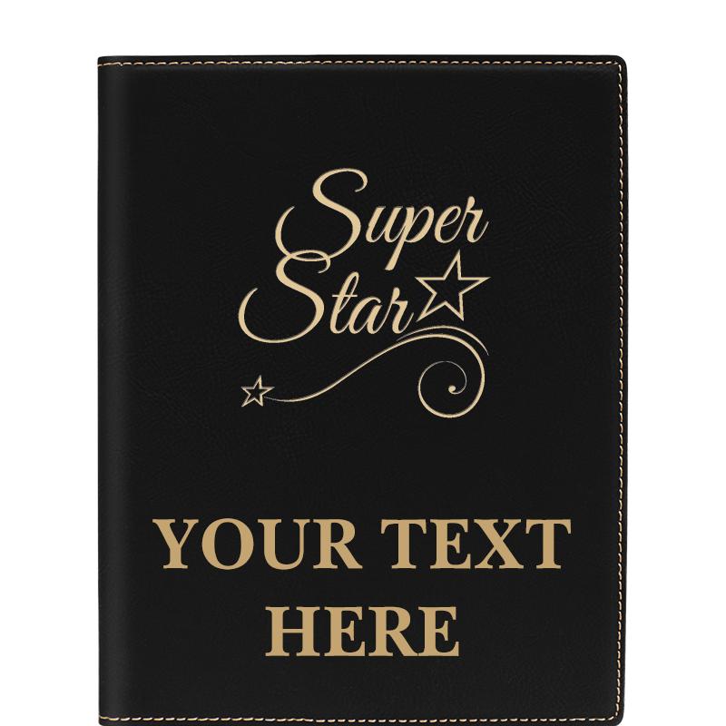 LEATHERETTE PORTFOLIO NOTEPAD