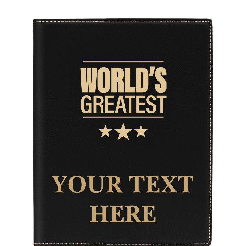 LEATHERETTE PORTFOLIO NOTEPAD