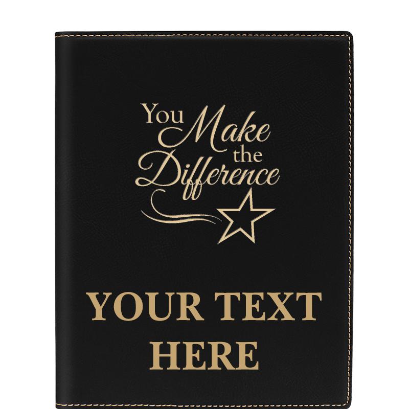 LEATHERETTE PORTFOLIO NOTEPAD