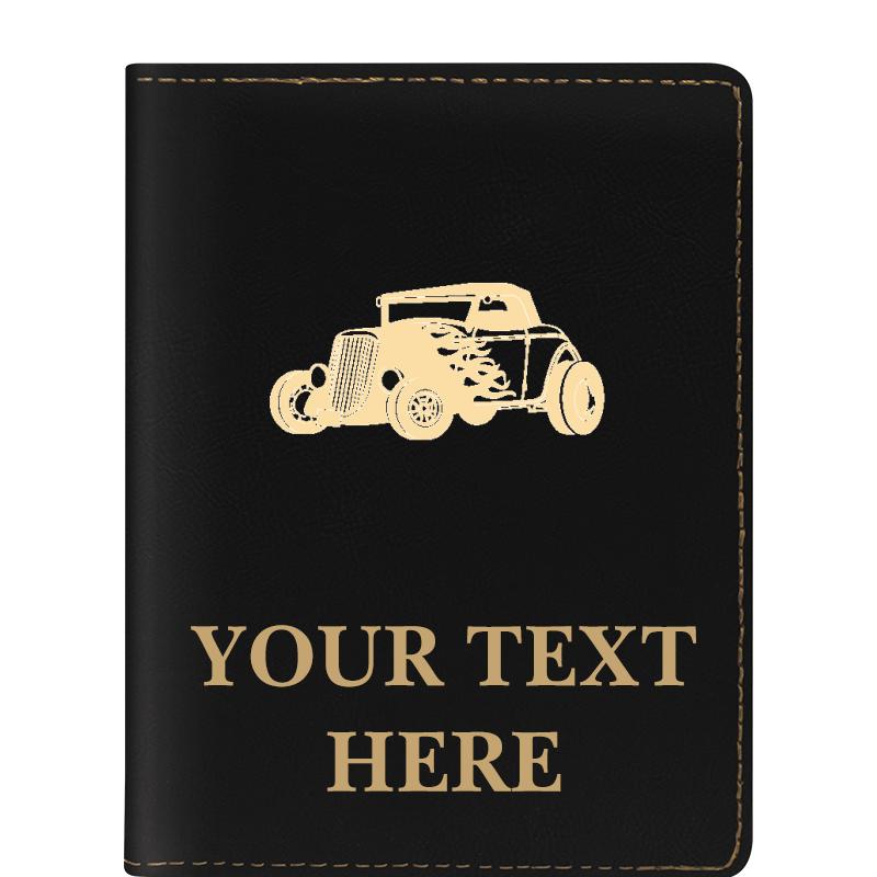 LEATHERETTE PASSPORT HOLDER