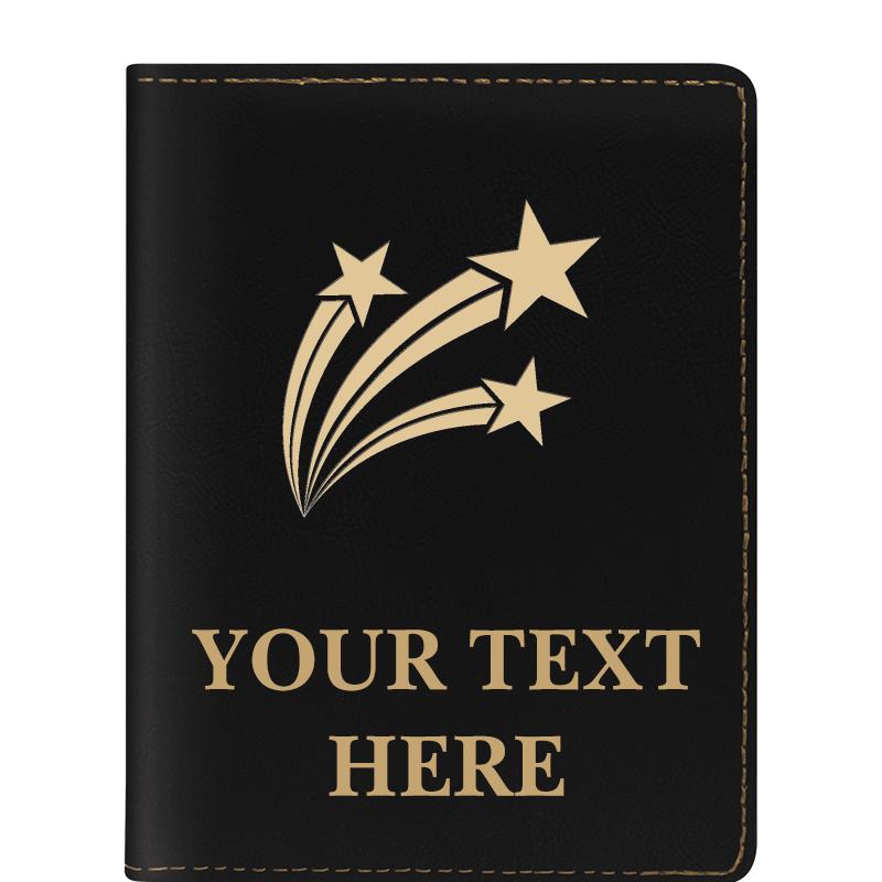 LEATHERETTE PASSPORT HOLDER