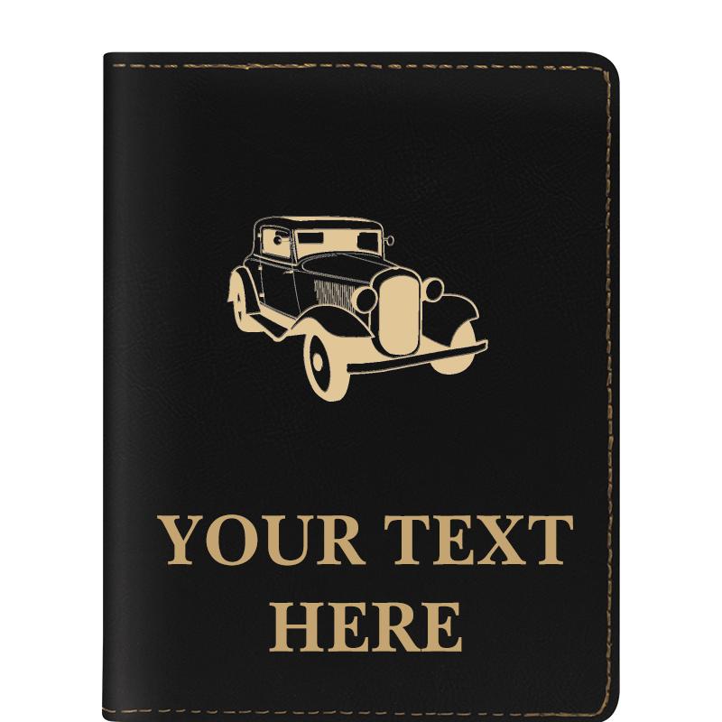 LEATHERETTE PASSPORT HOLDER