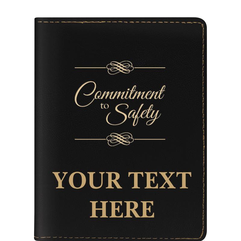 LEATHERETTE PASSPORT HOLDER